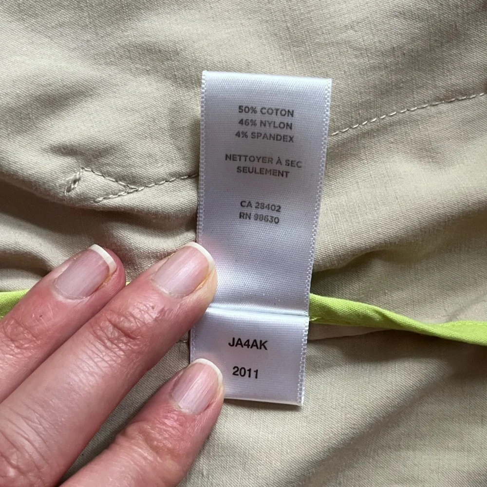๐ฟ LILLA P Beige Lightweight Spring/Summer Jacket โ Size L - Picture 12 of 12